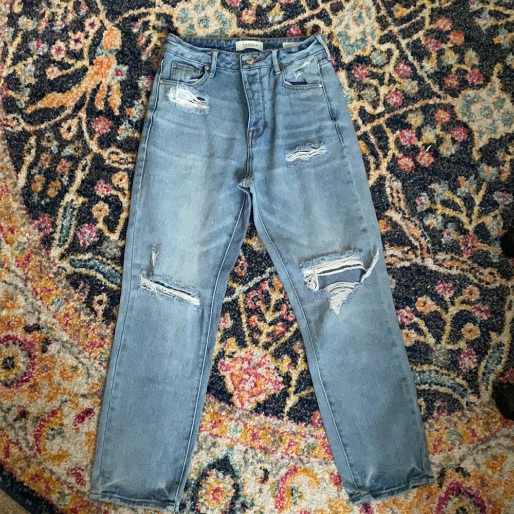 PacSun Distressed Mom Jeans